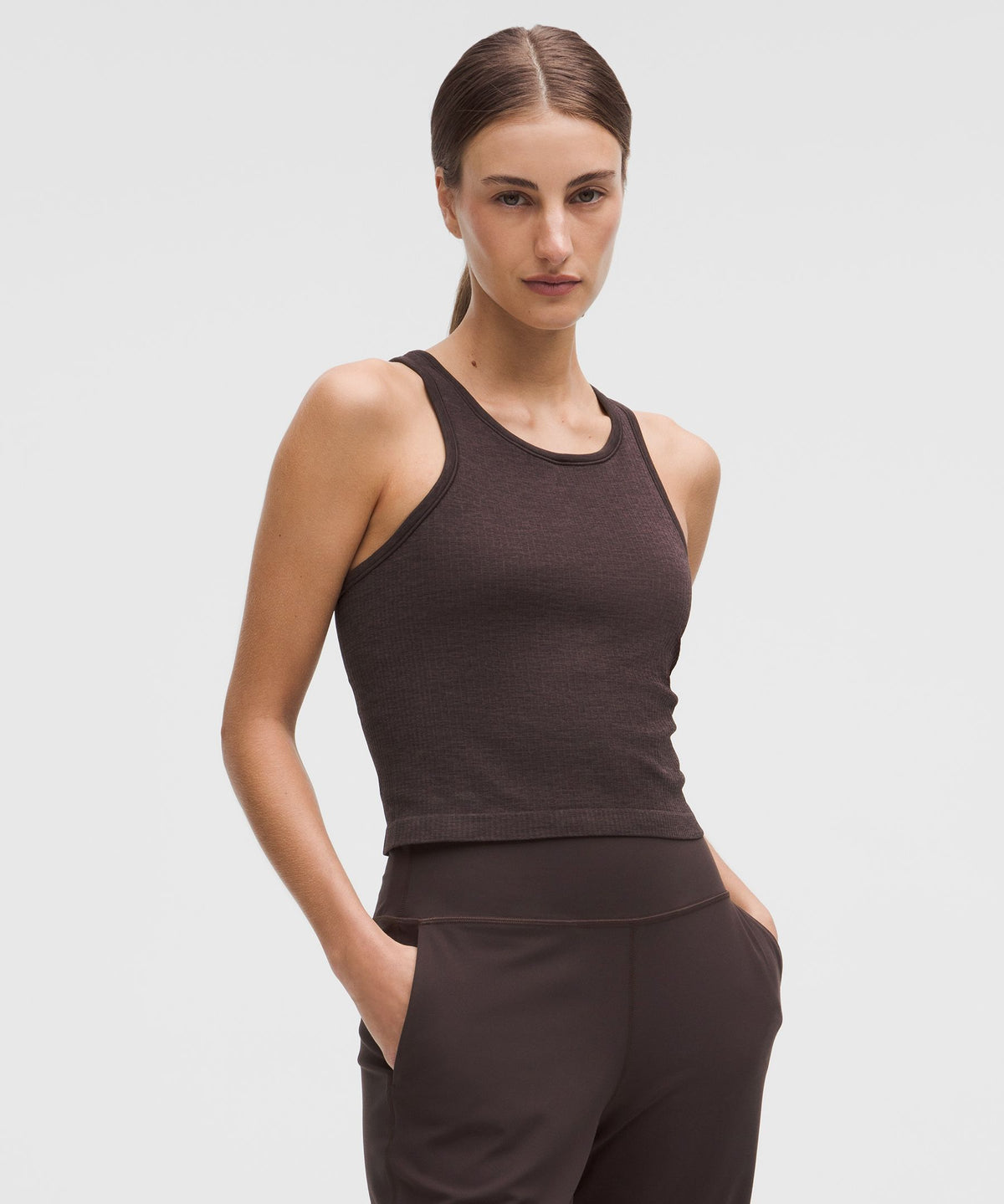 Ebb to Street Cropped Racerback Tank TopLight Support, B/C Cup