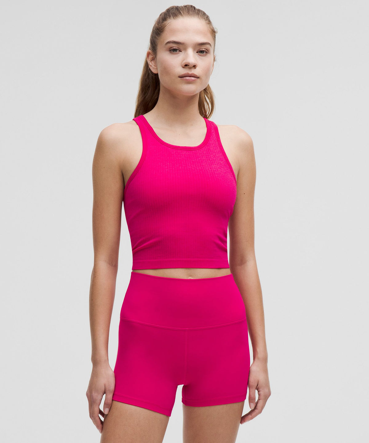 Ebb to Street Cropped Racerback Tank TopLight Support, B/C Cup