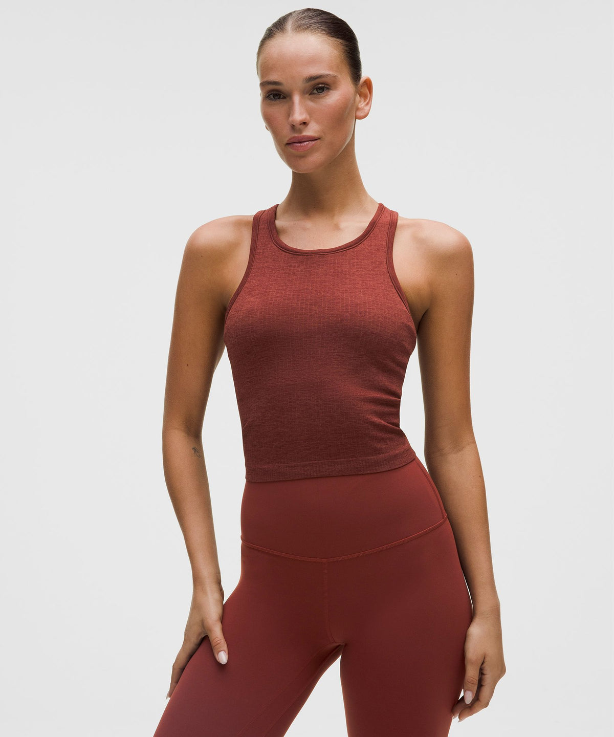 Ebb to Street Cropped Racerback Tank TopLight Support, B/C Cup