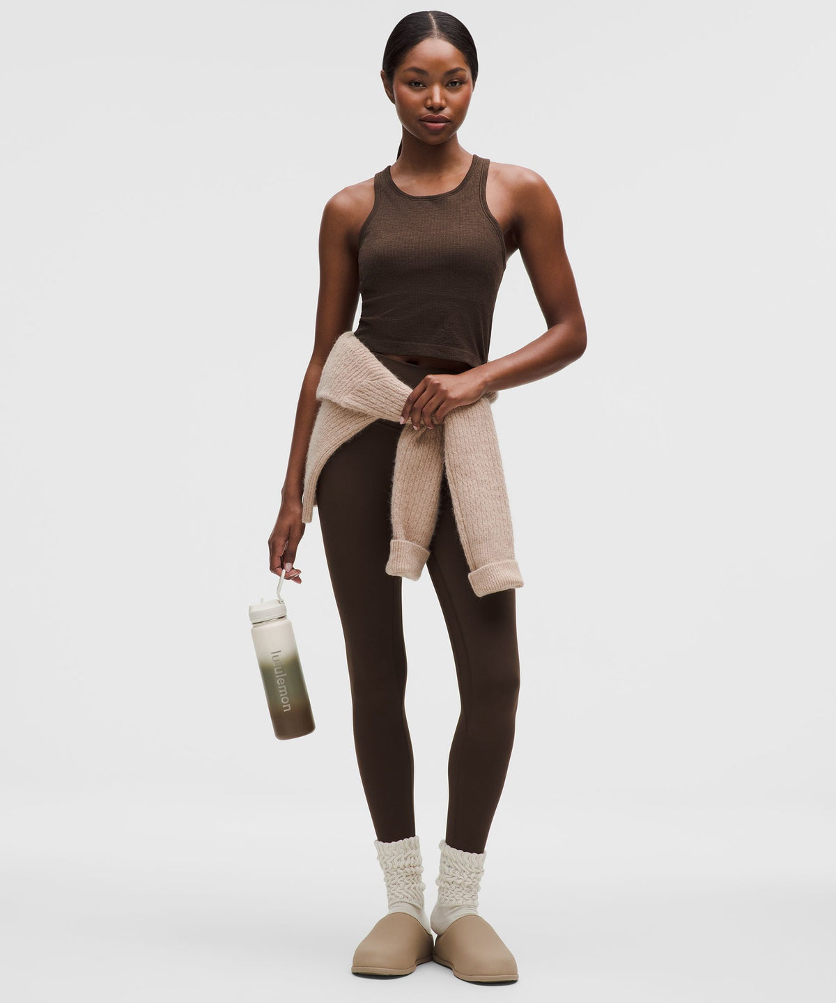 Ebb to Street Cropped Racerback Tank TopLight Support, B/C Cup