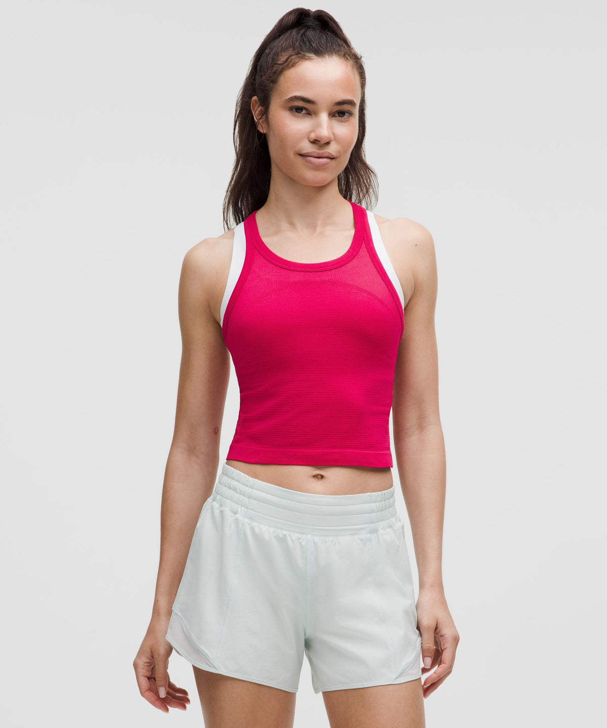 Swiftly Tech Cropped Racerback Tank Top 2.0
