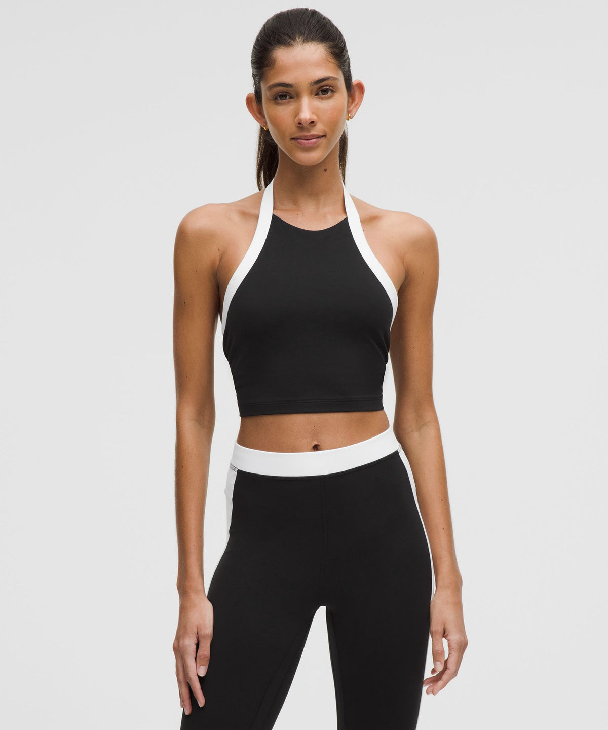 Nulu Cropped Halter Tank TopLight Support, A/B Cup