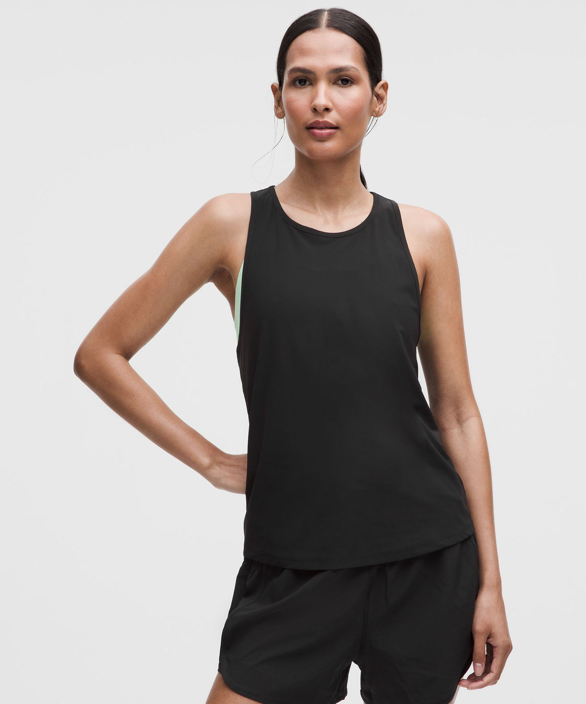 Ruched Racerback Tank Top