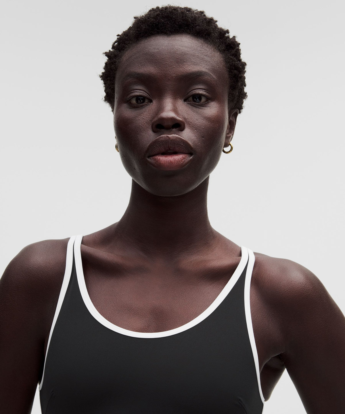 Scoop-Neck Cutout Tennis Dress