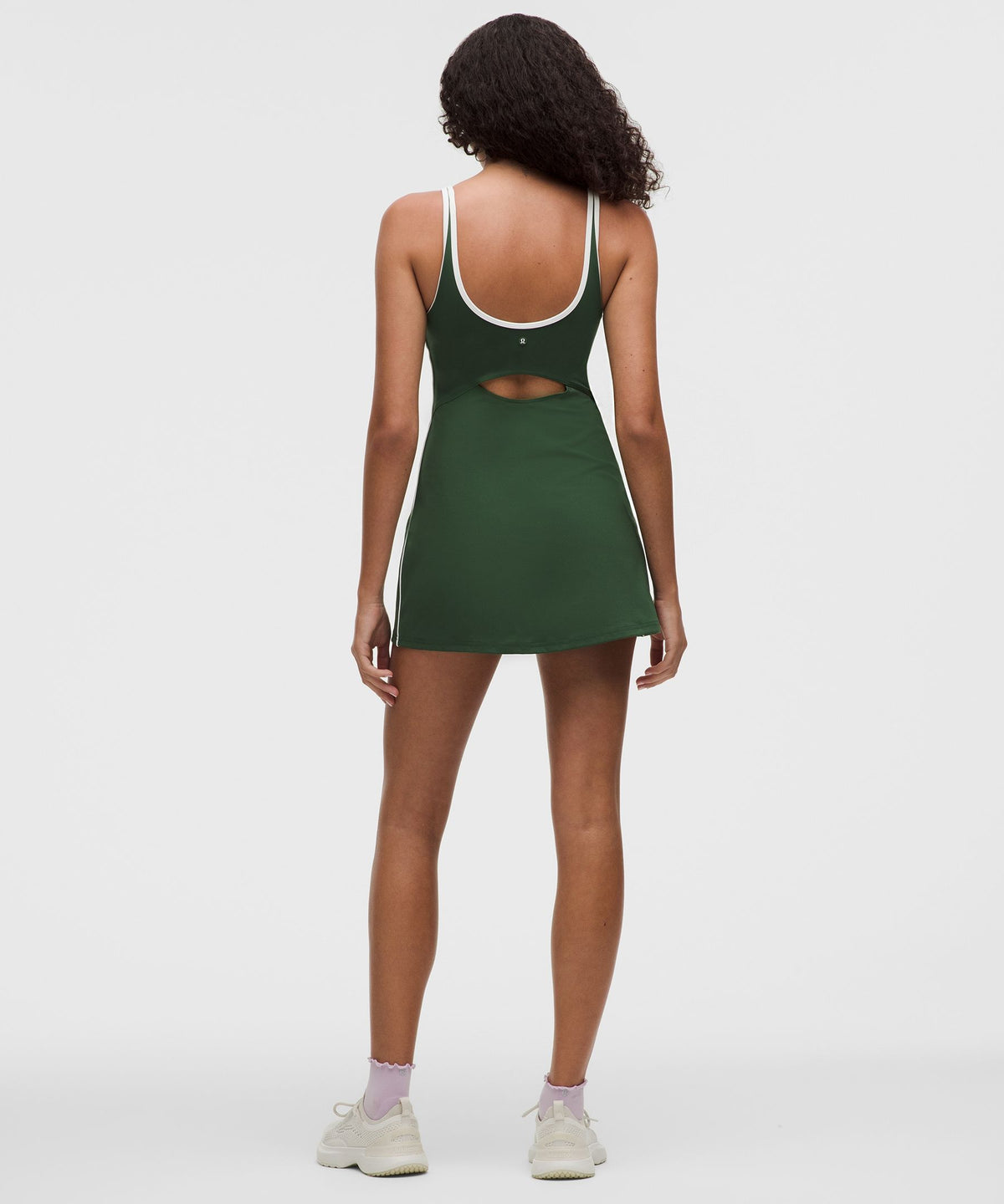 Scoop-Neck Cutout Tennis Dress