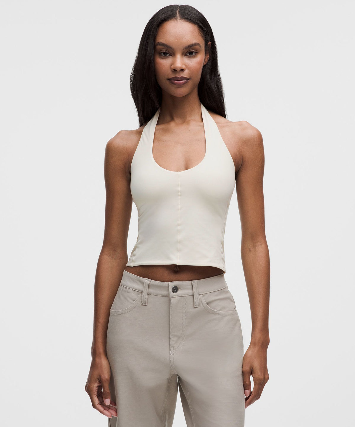 Wundermost Ultra-Soft Nulu Halter Tank Top