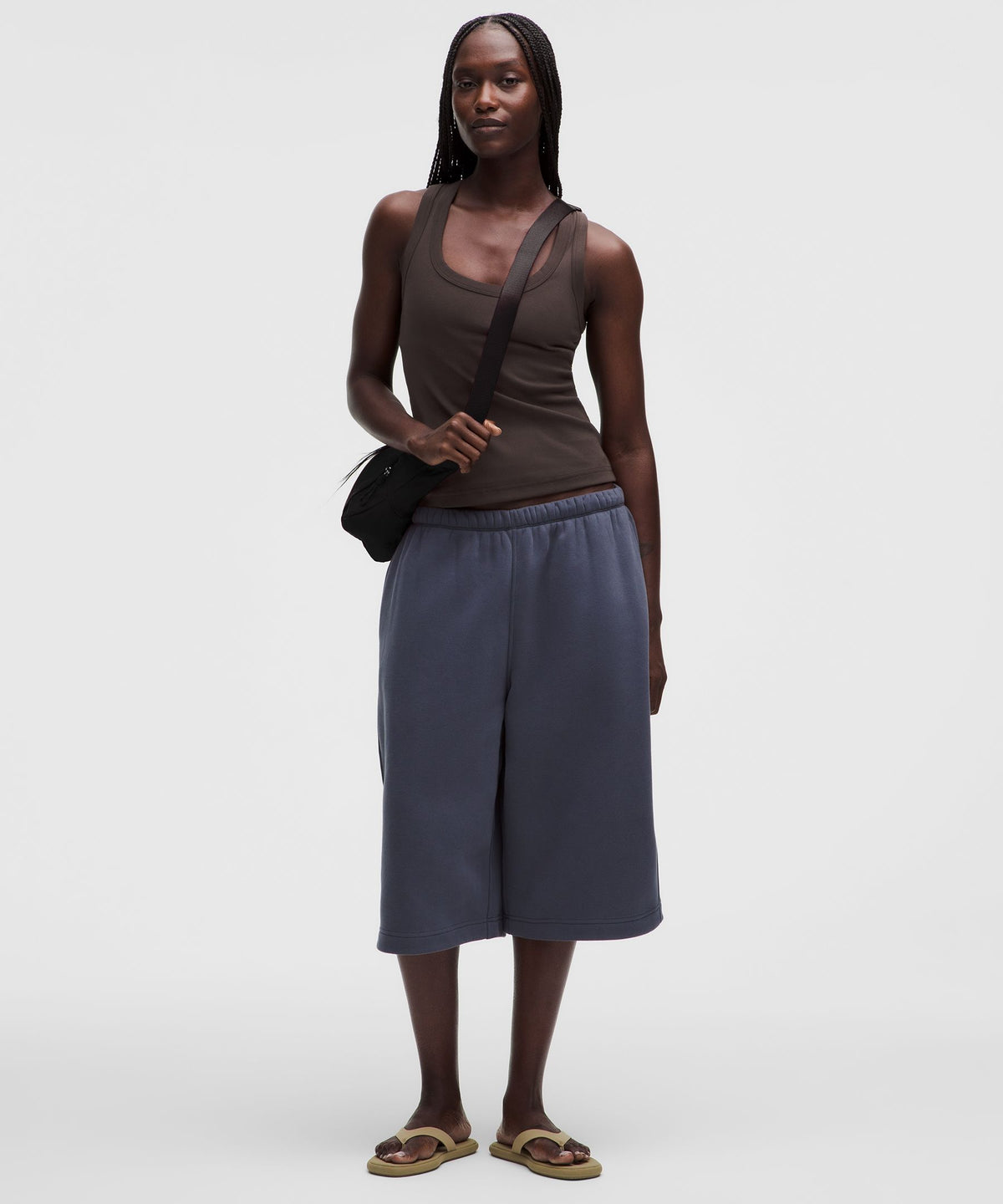 Little Ribbed Scoop-Neck Tank Top