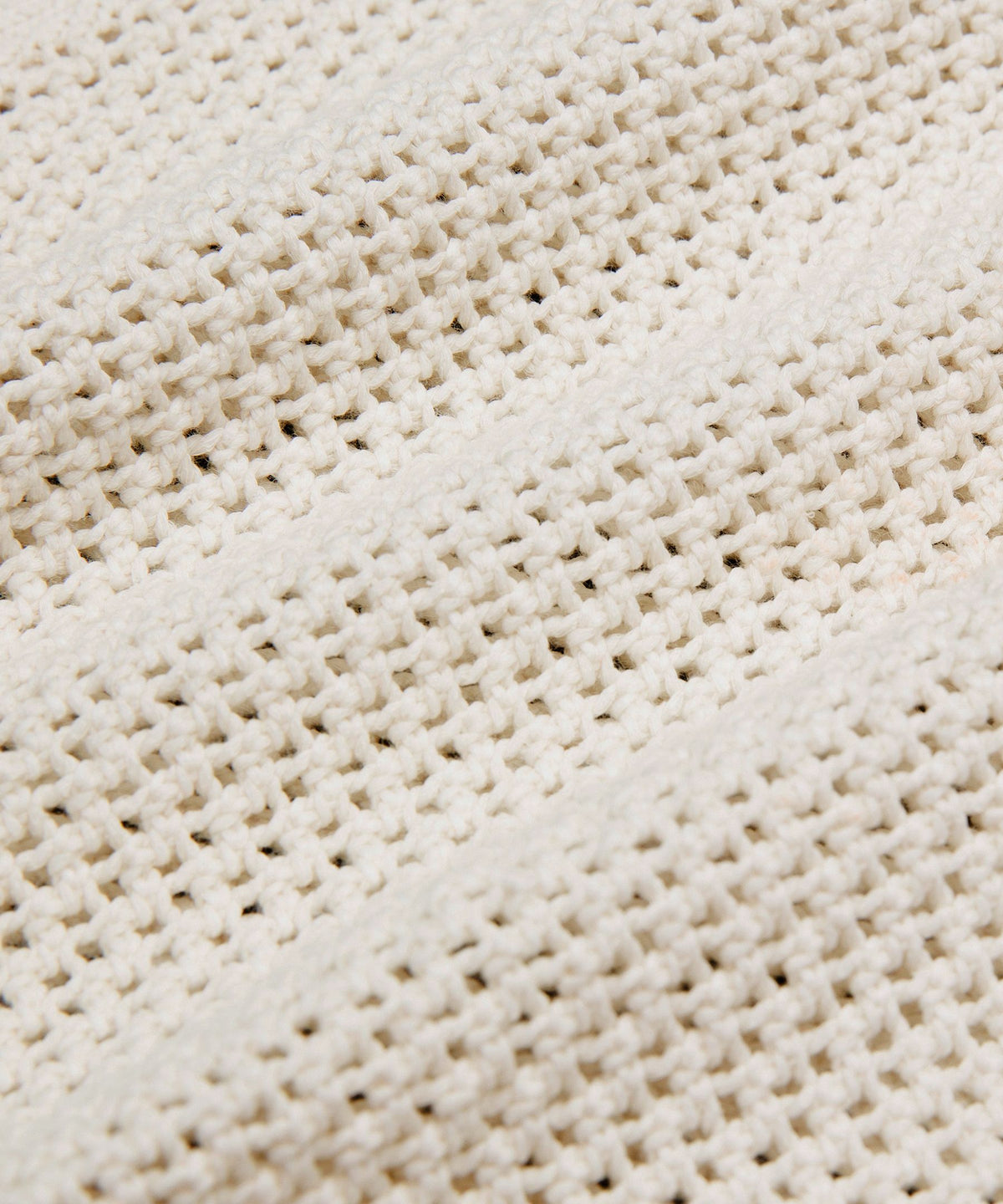 Cotton-Blend Crochet Mesh Tank Top