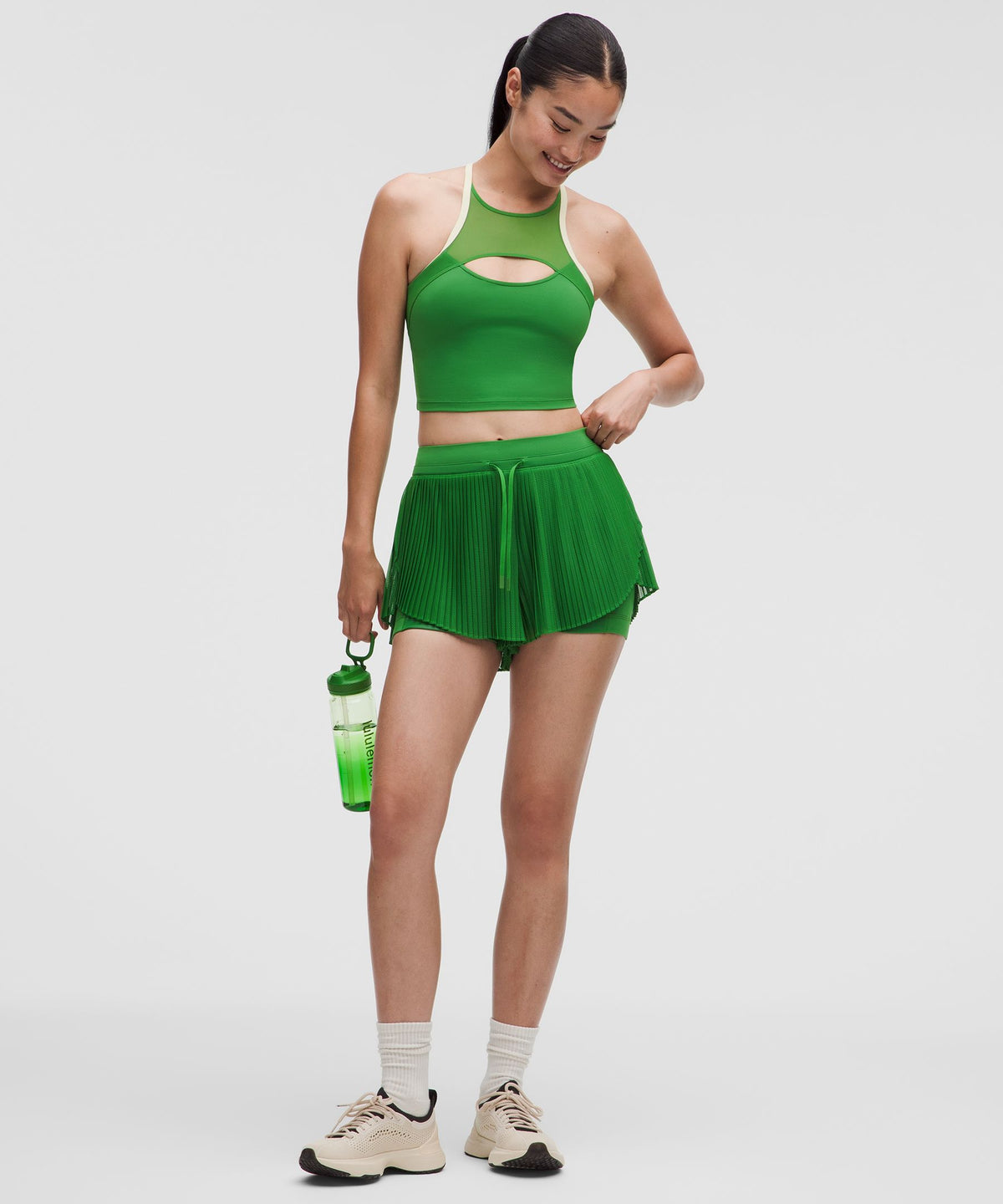 Ace Advantage Mesh-Panel Tennis Tank Top