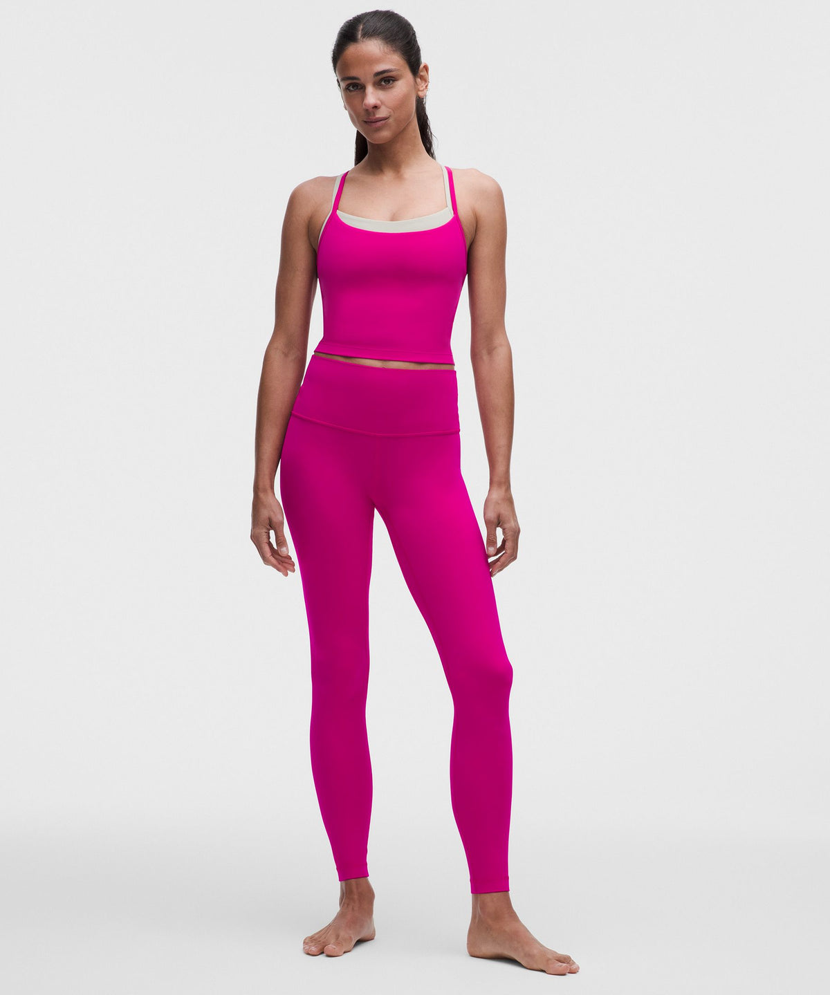Flow Y Cropped Tank TopLight Support, B/C Cup