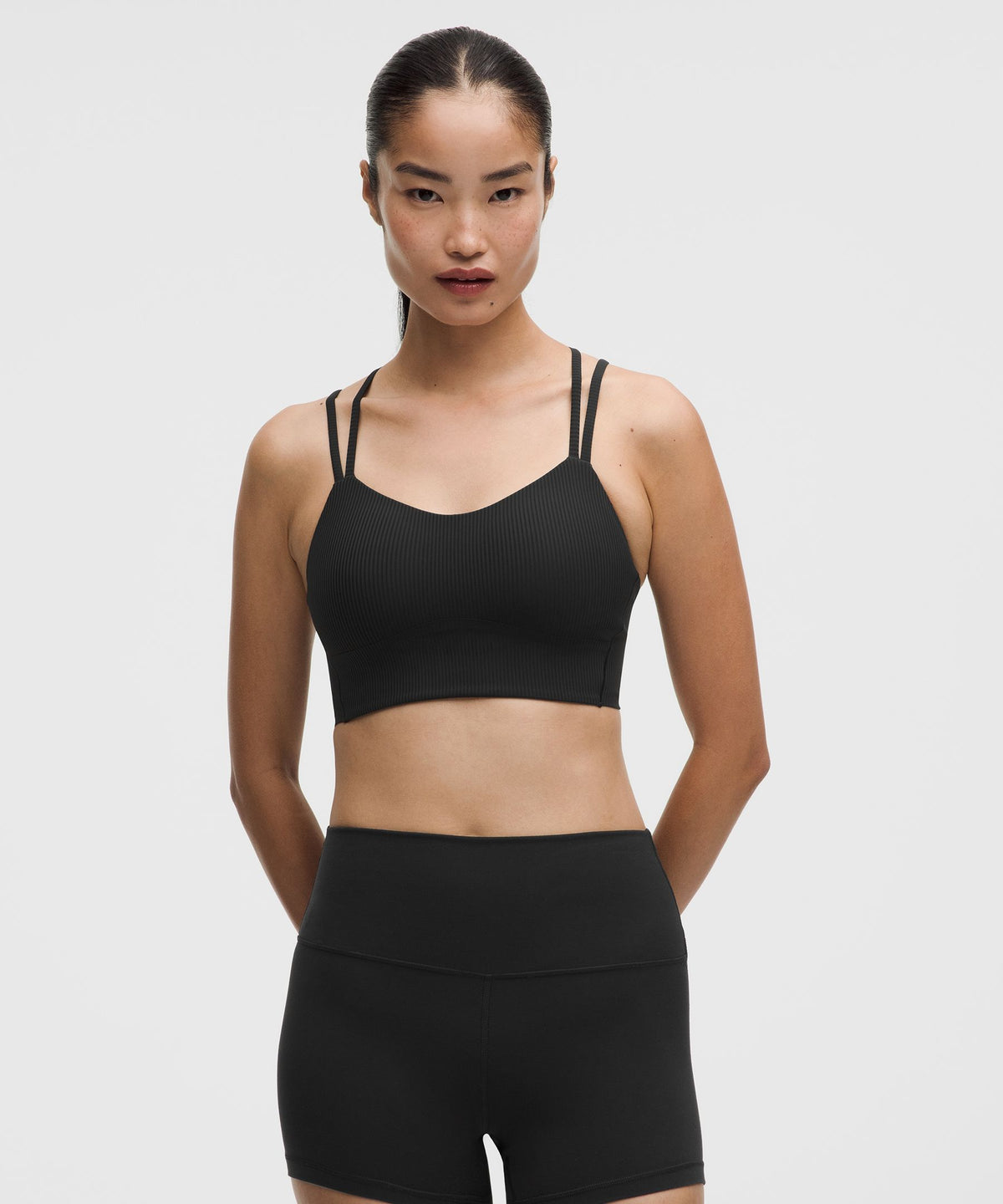Like a Cloud Ribbed Longline BraLight Support, B/C Cup