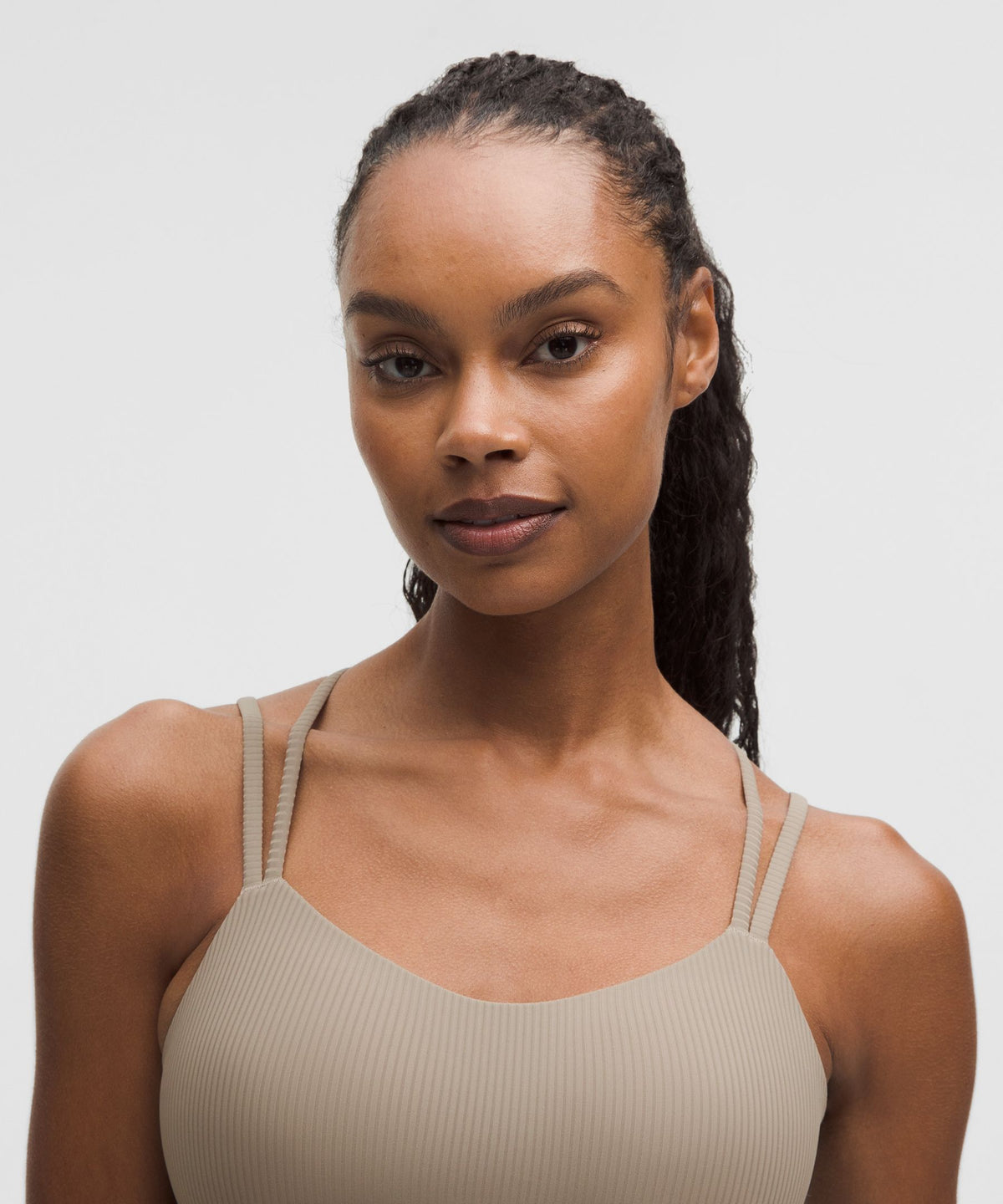 Like a Cloud Ribbed Longline BraLight Support, B/C Cup