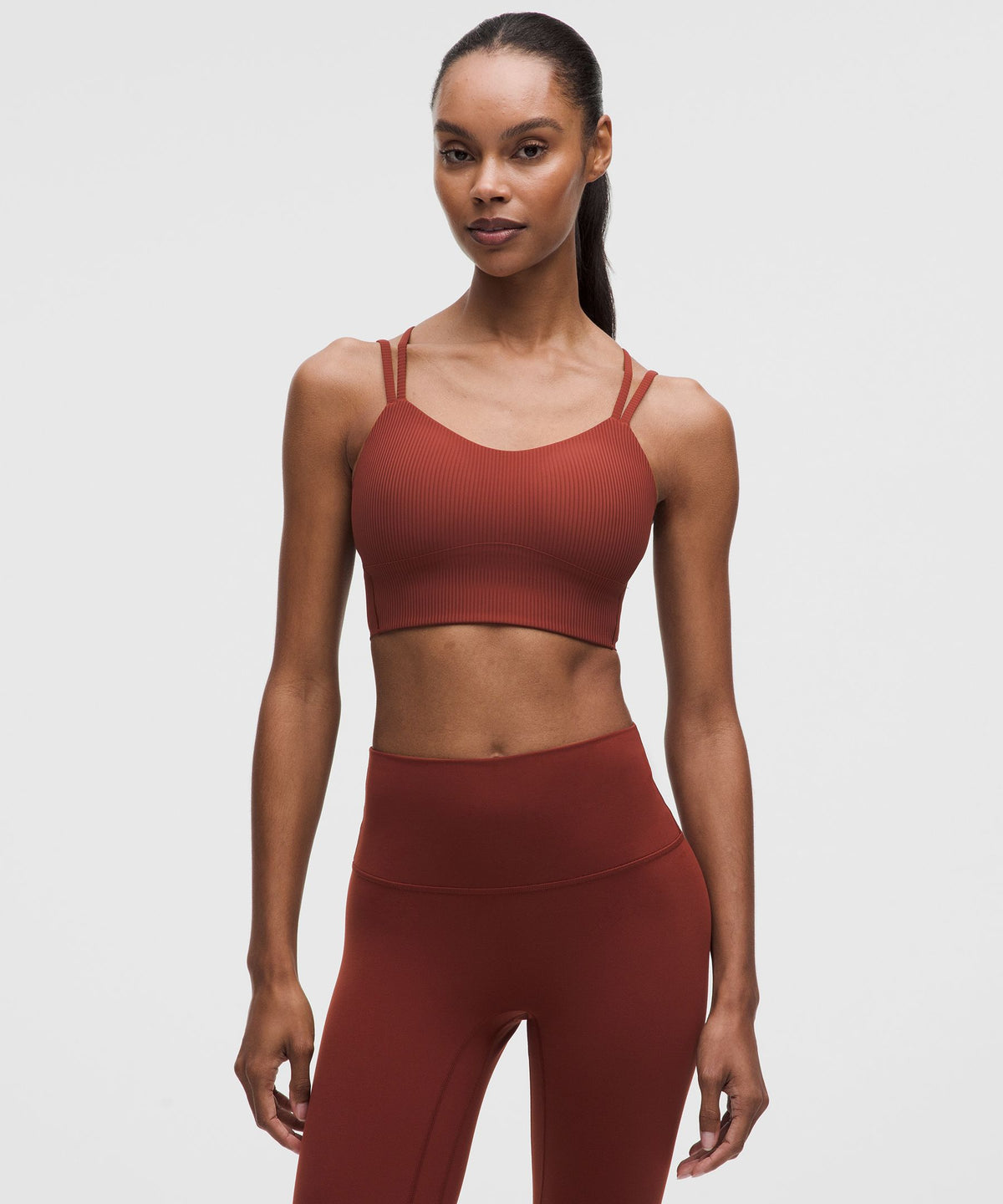 Like a Cloud Ribbed Longline BraLight Support, B/C Cup