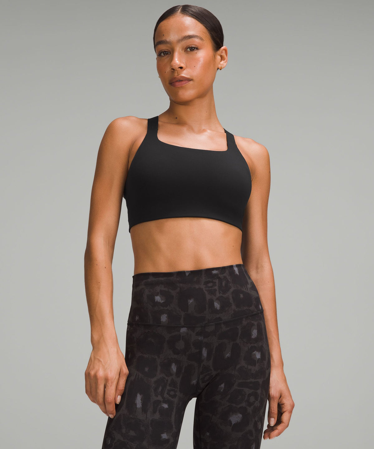 Ultralu Square-Neck Workout BraMedium Support, D/DD Cup