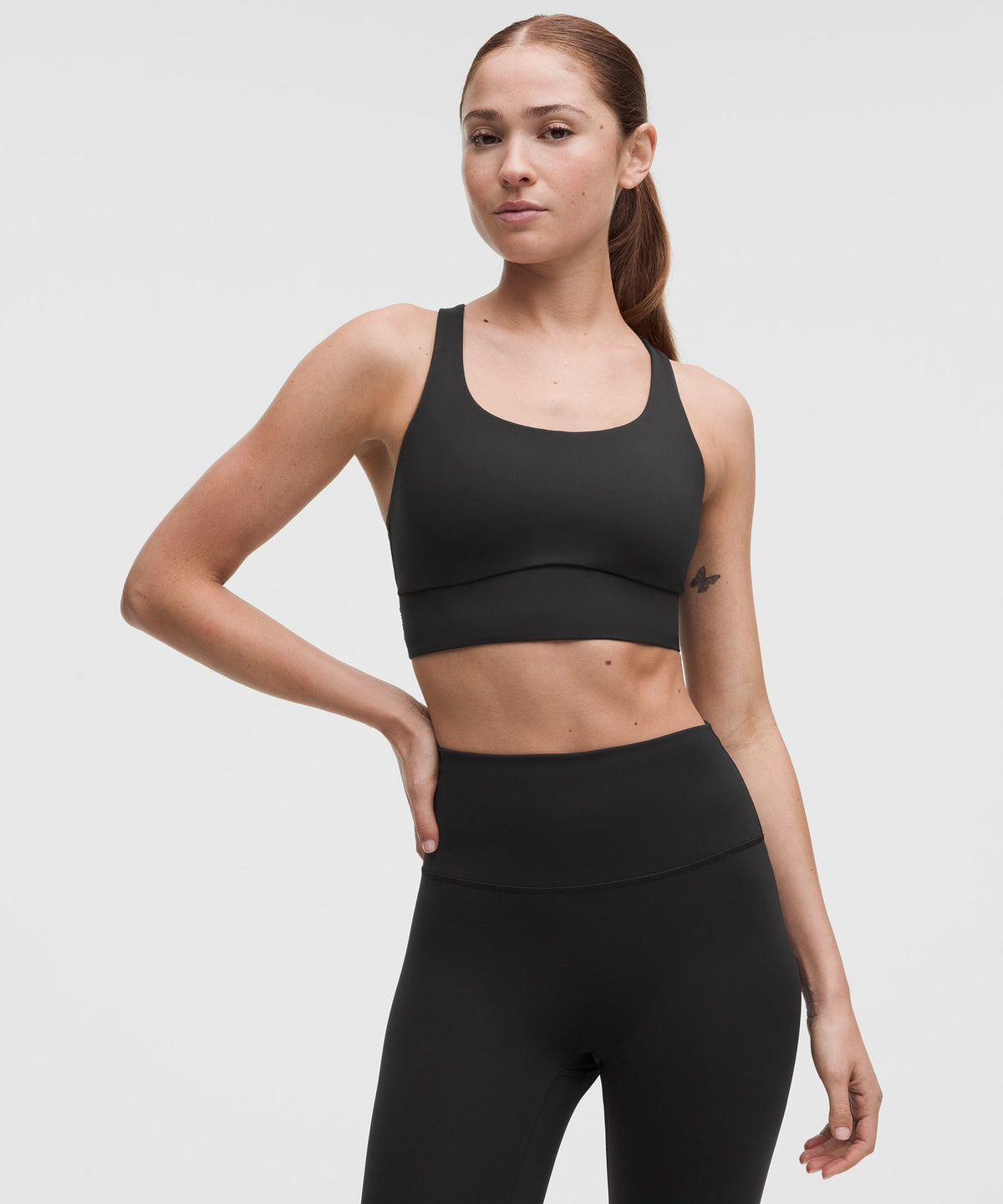 lululemon Energy Longline Bra Medium Support, B-D CupsEvolve