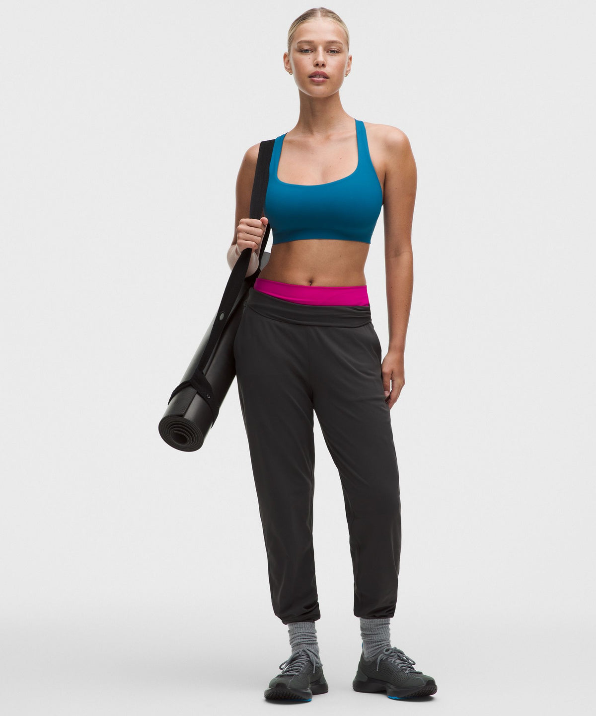 FlexyFlex Strappy Yoga BraLight Support, D-DDD Cups