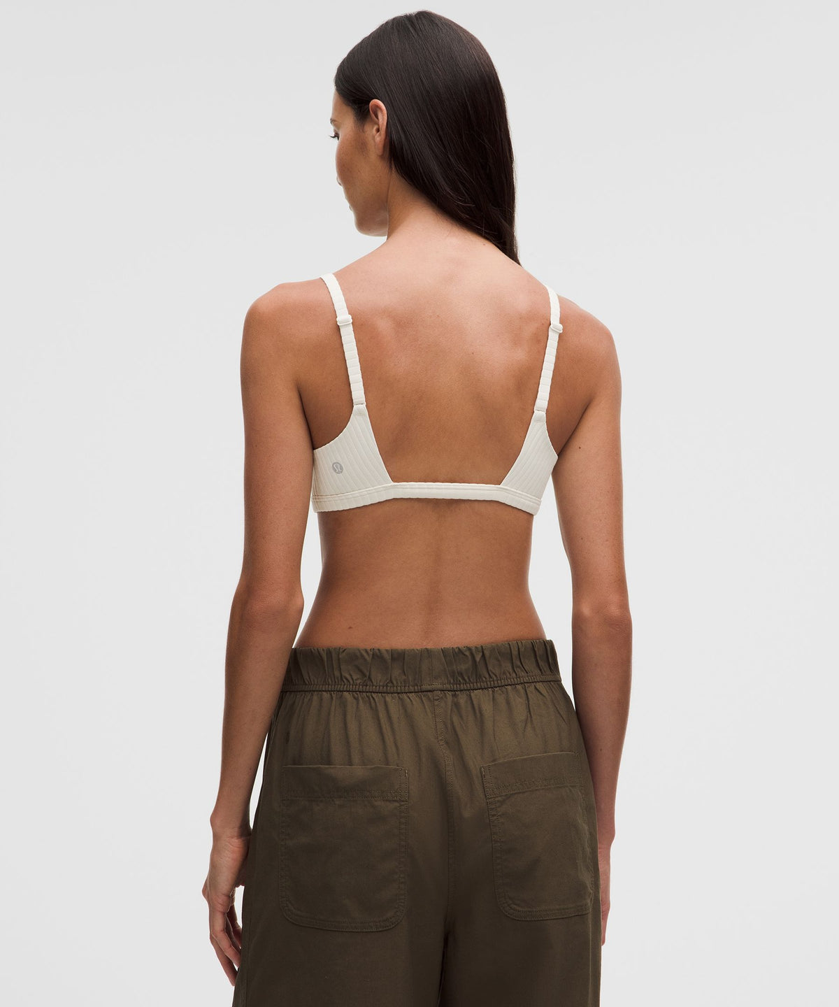 Ribbed Cami-Strap BraLight Support, B/C Cup