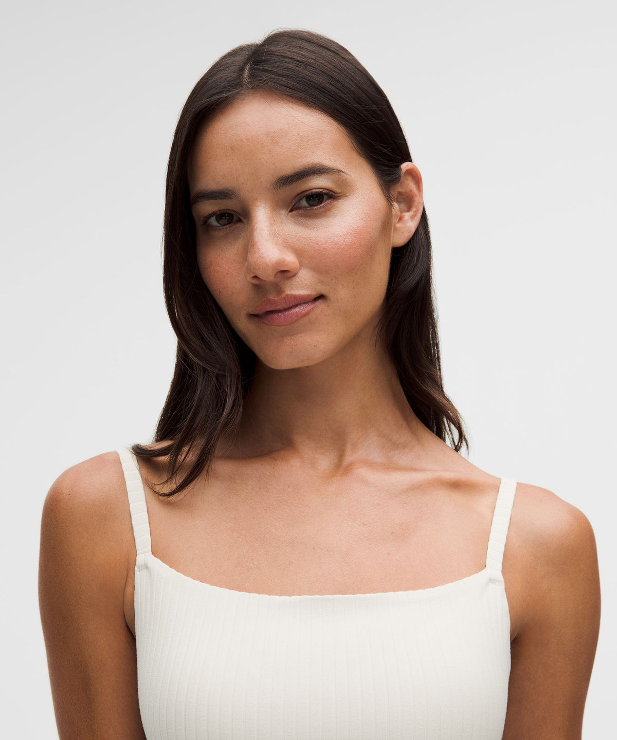 Ribbed Cami-Strap BraLight Support, B/C Cup