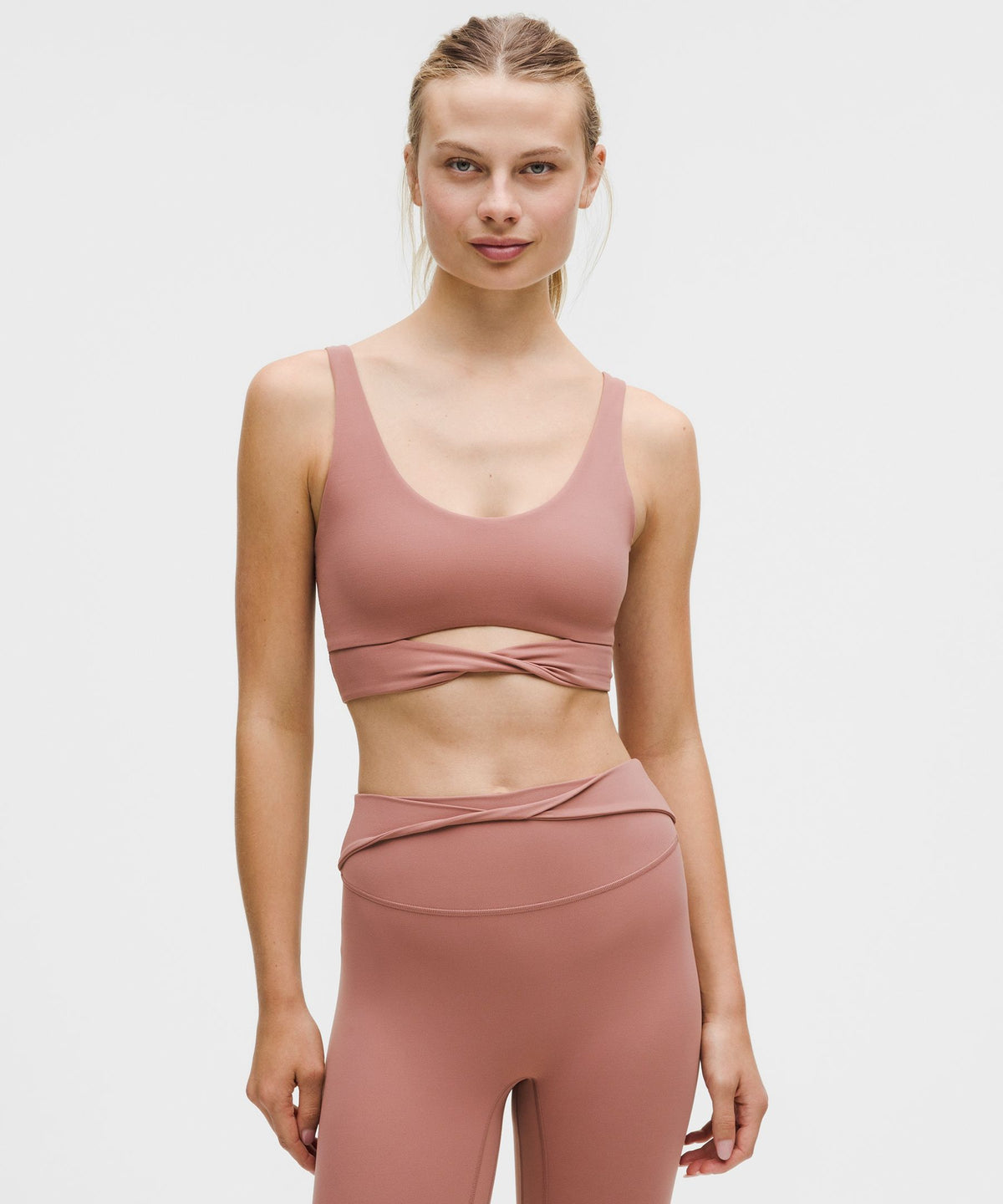 Nulu Twist-Front Scoop-Neck BraLight Support, B/C Cup