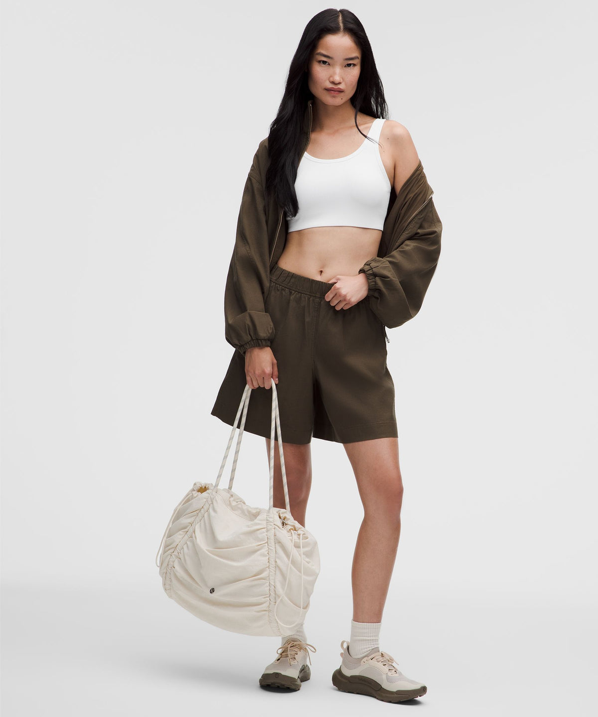 Nulu Ribbed Scoop-Neck BraLight Support, B/C Cup