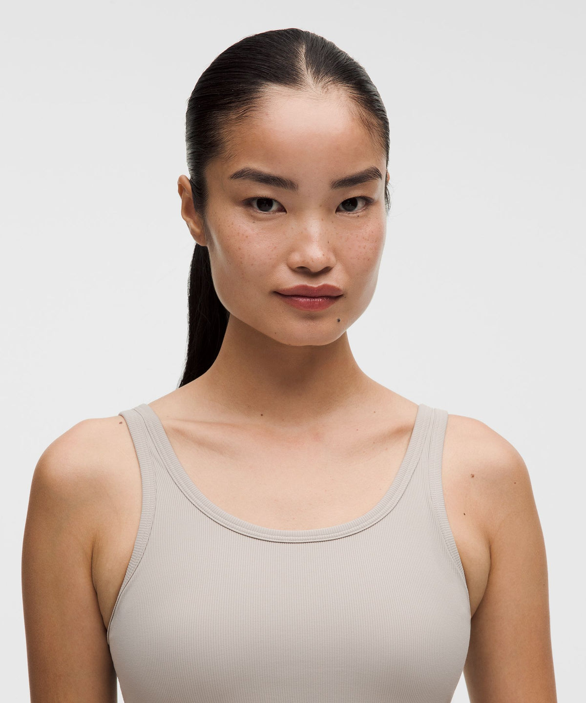 Nulu Ribbed Scoop-Neck BraLight Support, B/C Cup