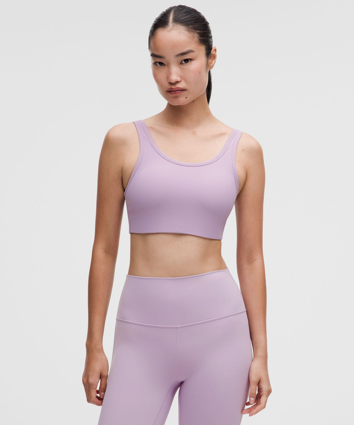 Nulu Ribbed Scoop-Neck BraLight Support, B/C Cup