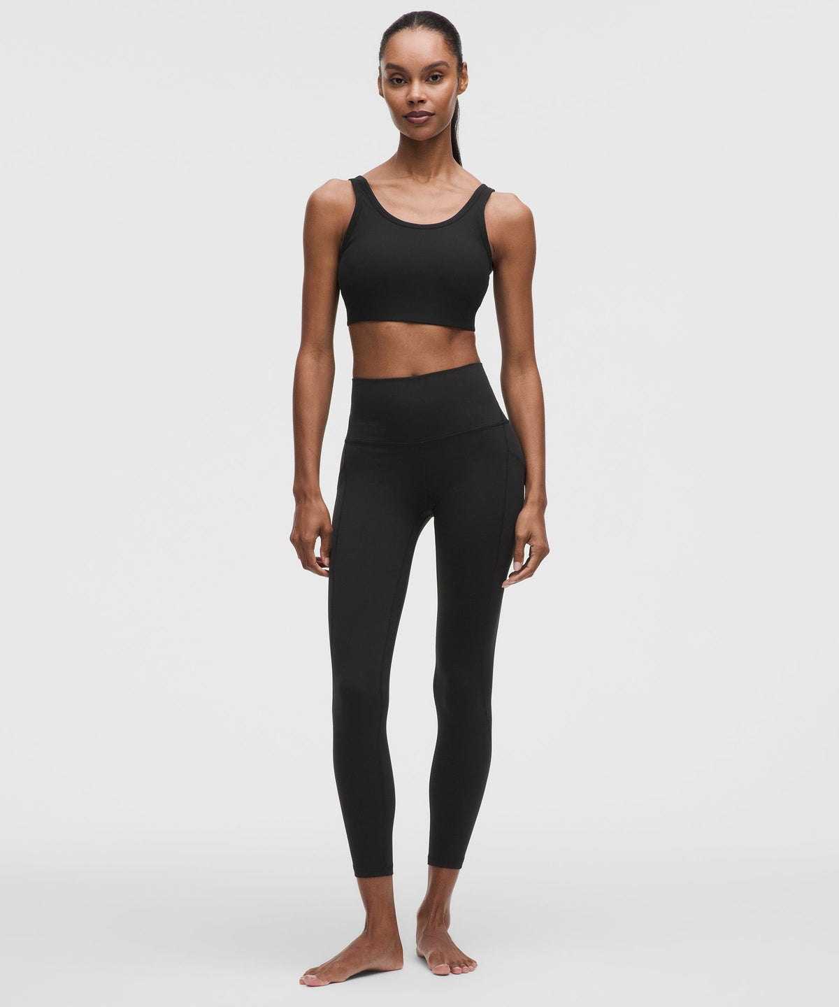 Nulu Ribbed Scoop-Neck BraLight Support, B/C Cup