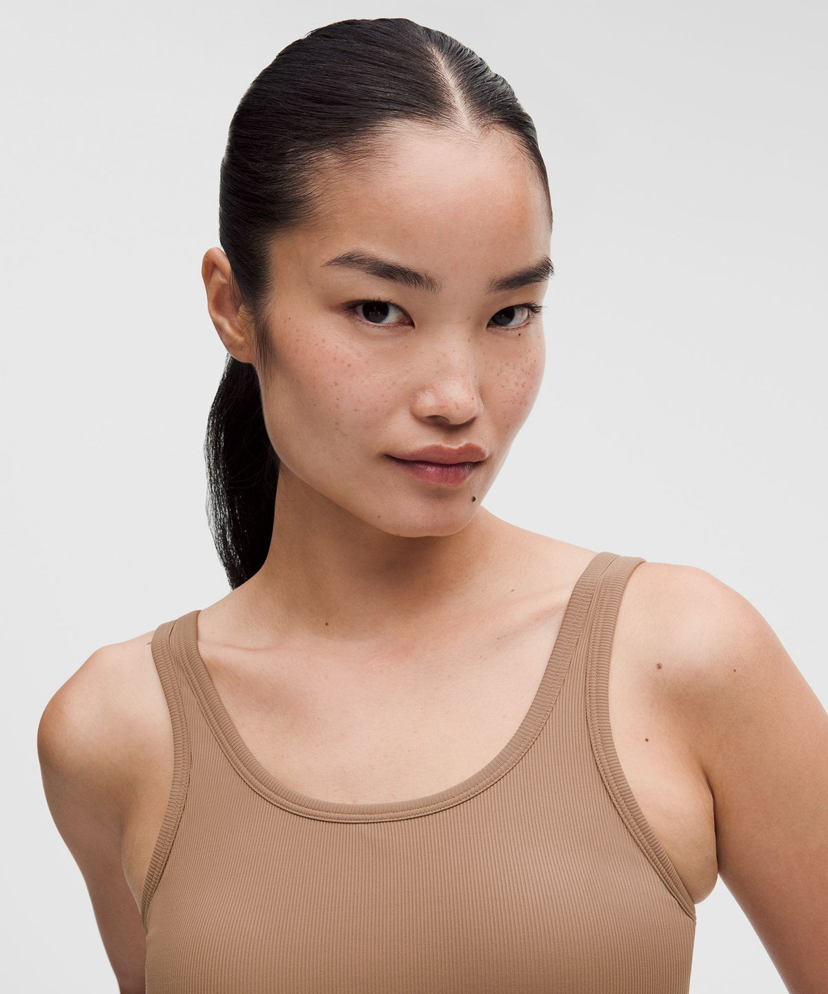 Nulu Ribbed Scoop-Neck BraLight Support, B/C Cup