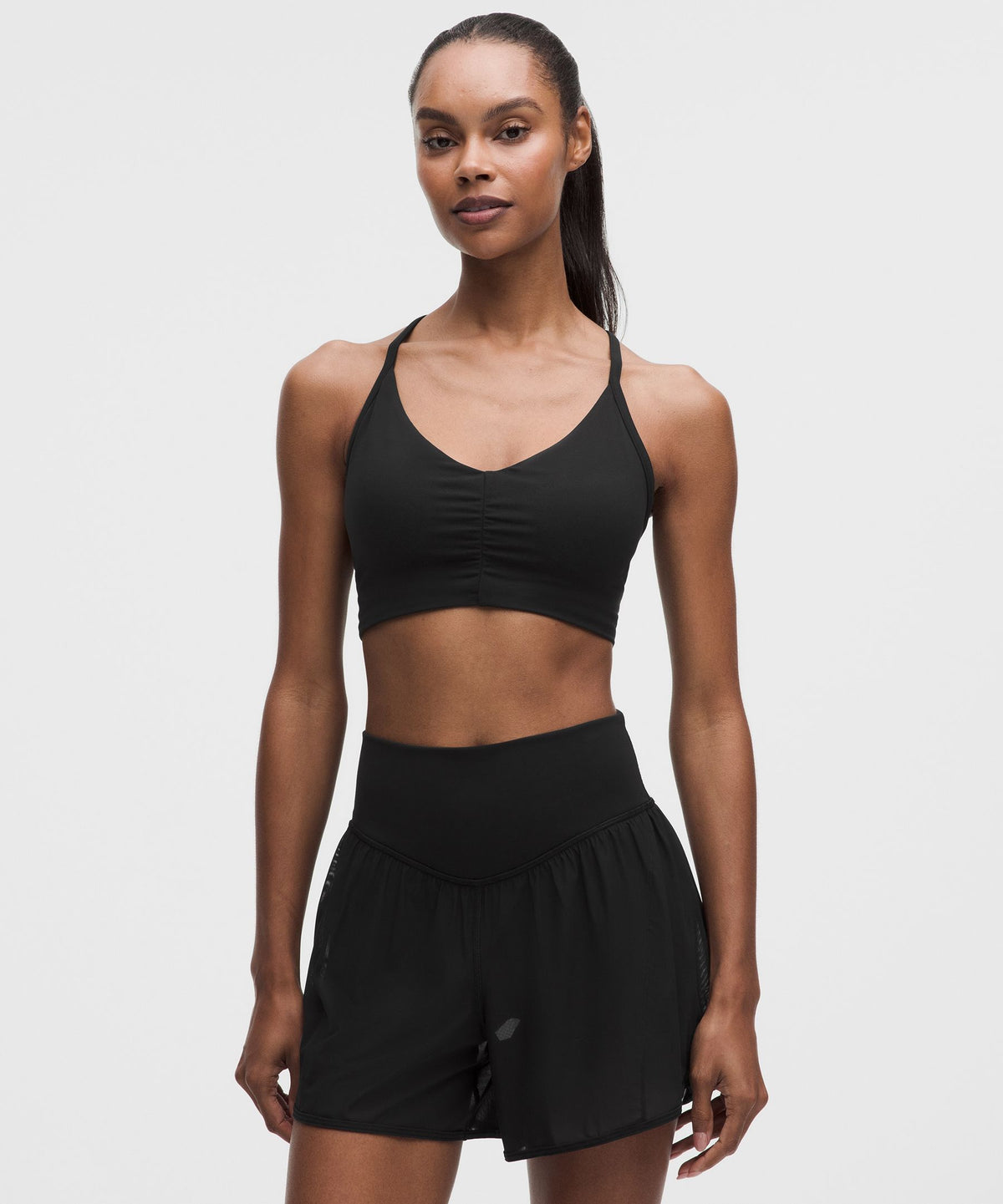 Flow Y Ruched BraLight Support, B/C Cup