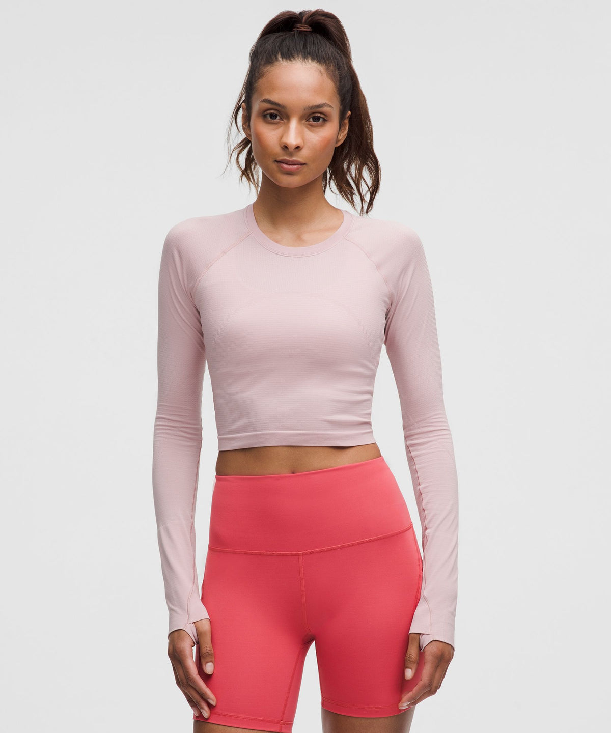 Swiftly Tech Cropped Long-Sleeve Shirt 2.0