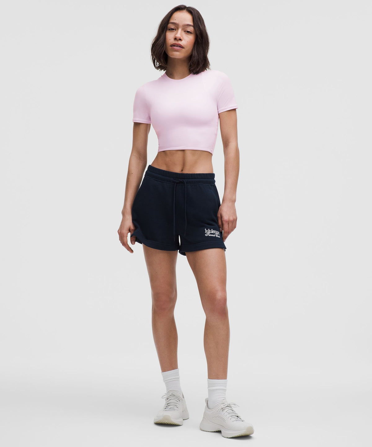 Wundermost Ultra-Soft Nulu Crewneck Cropped T-Shirt