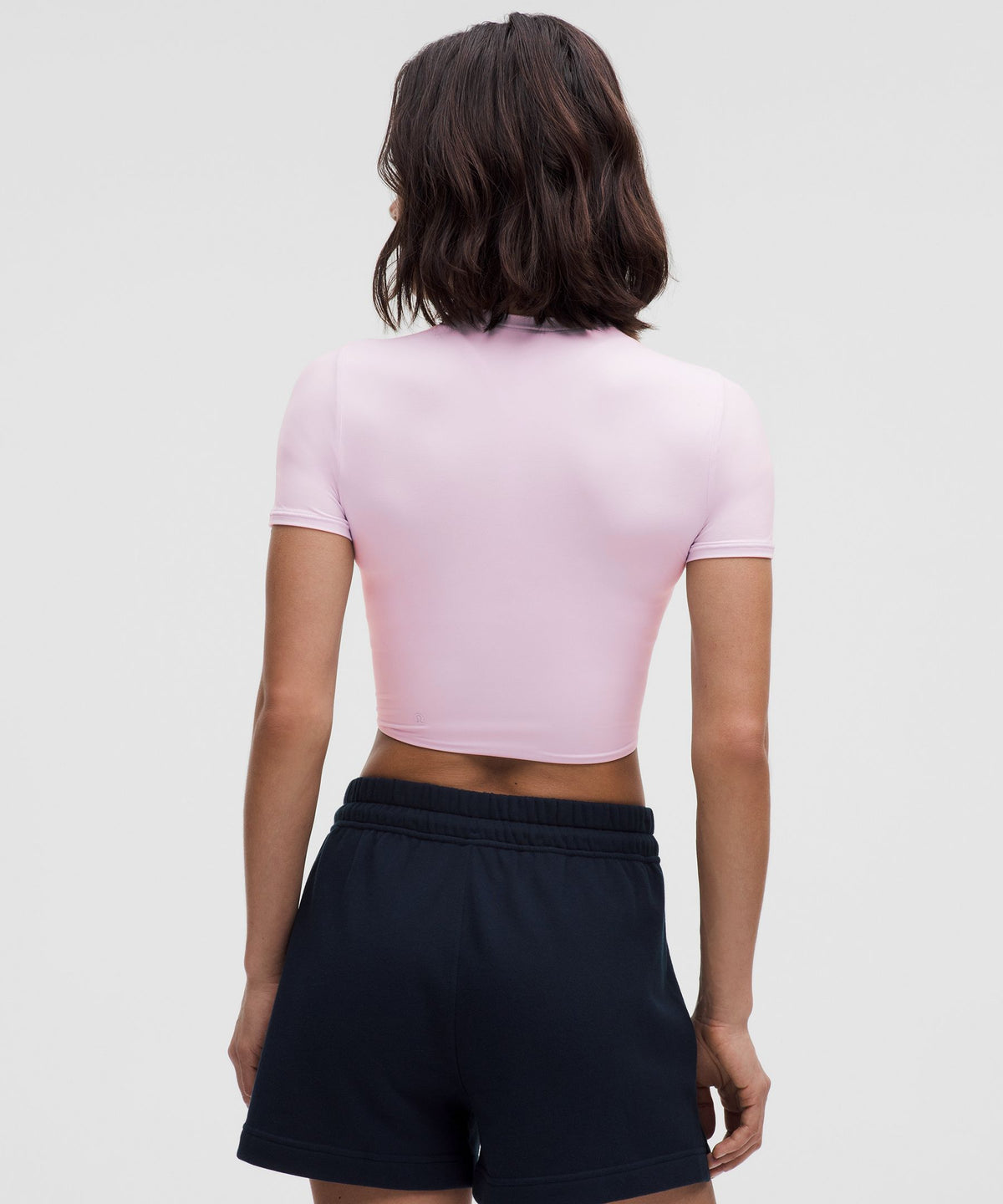 Wundermost Ultra-Soft Nulu Crewneck Cropped T-Shirt