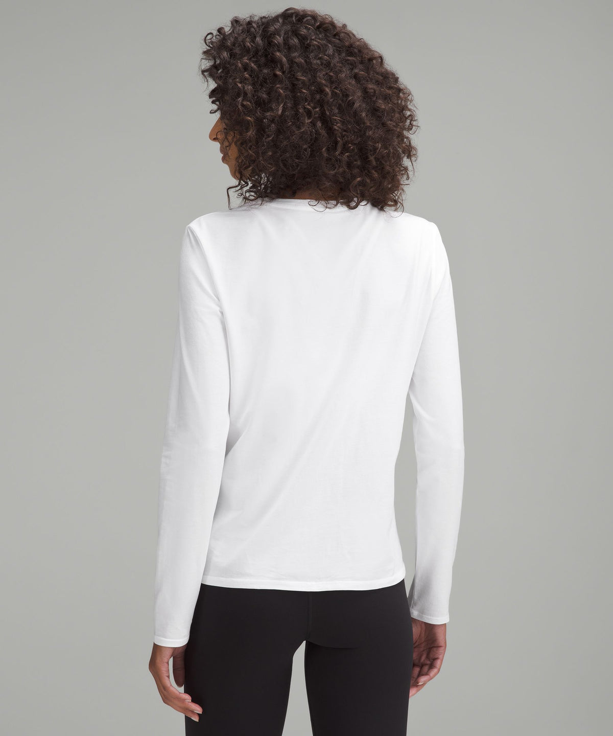 Organic Cotton Crewneck Long-Sleeve Shirt
