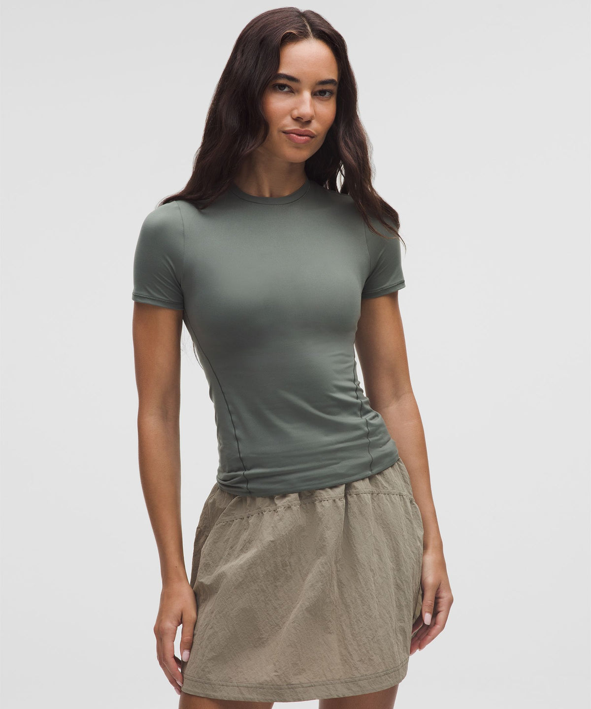 Wundermost Ultra-Soft Nulu Hip-Length Crewneck Shirt