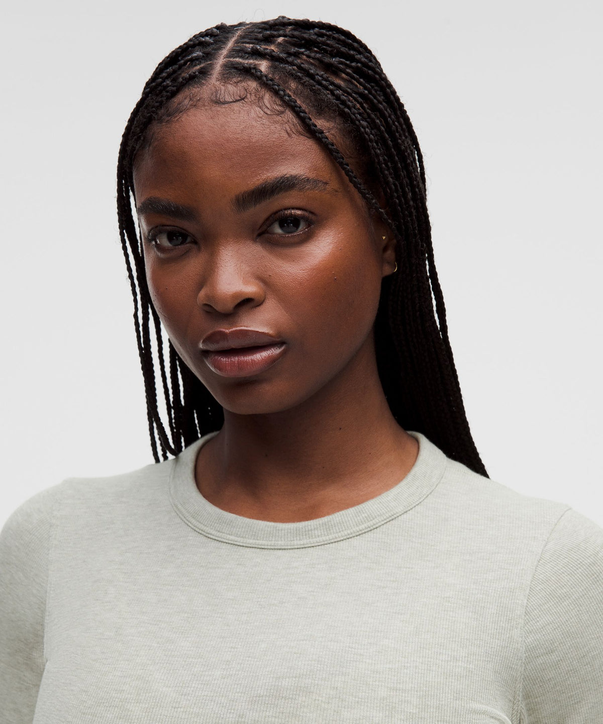 Hold Tight Straight-Hem Cropped Long-Sleeve Shirt