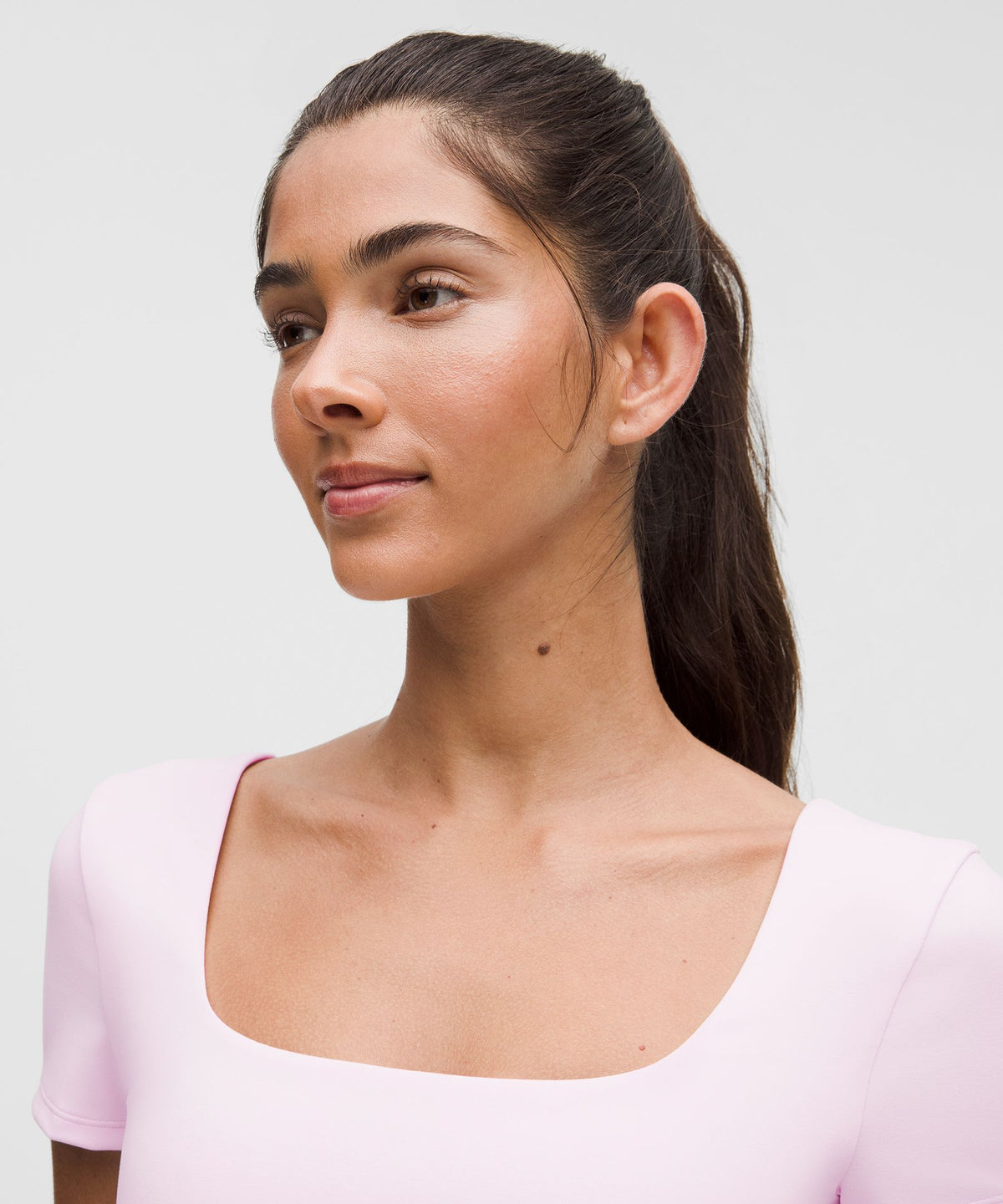 Wunder Under SmoothCover Square-Neck T-Shirt