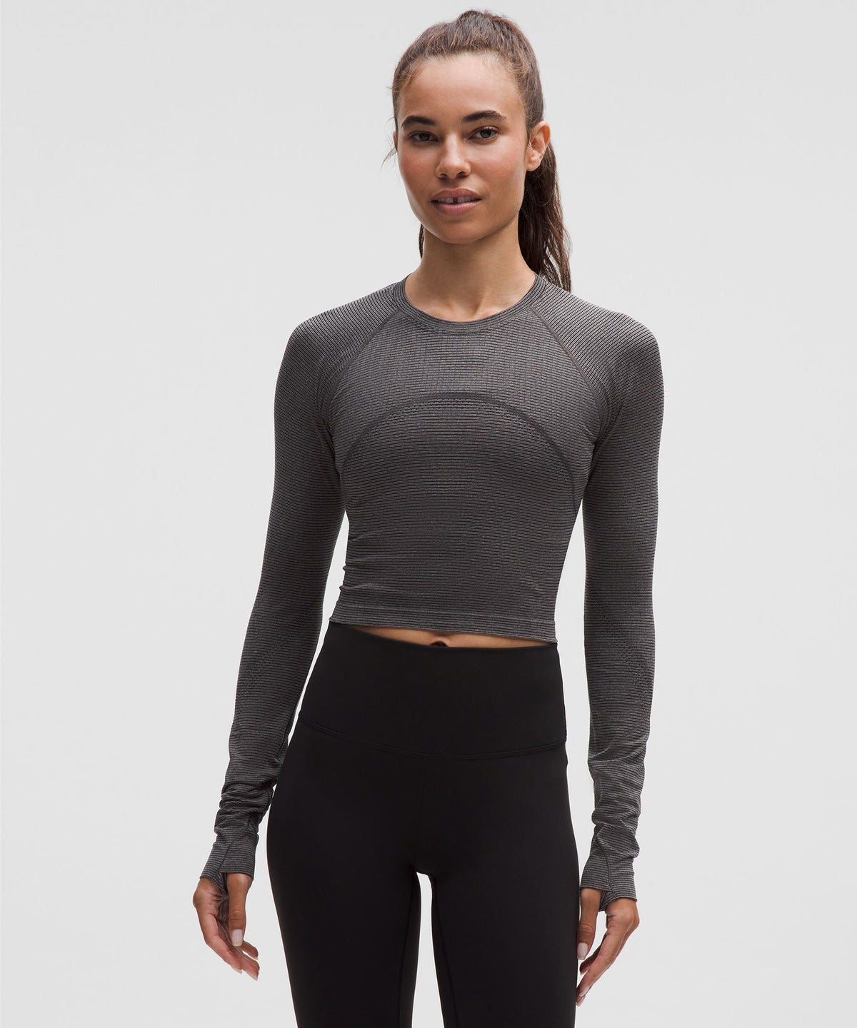 Swiftly Tech Cropped Long-Sleeve Shirt 2.0