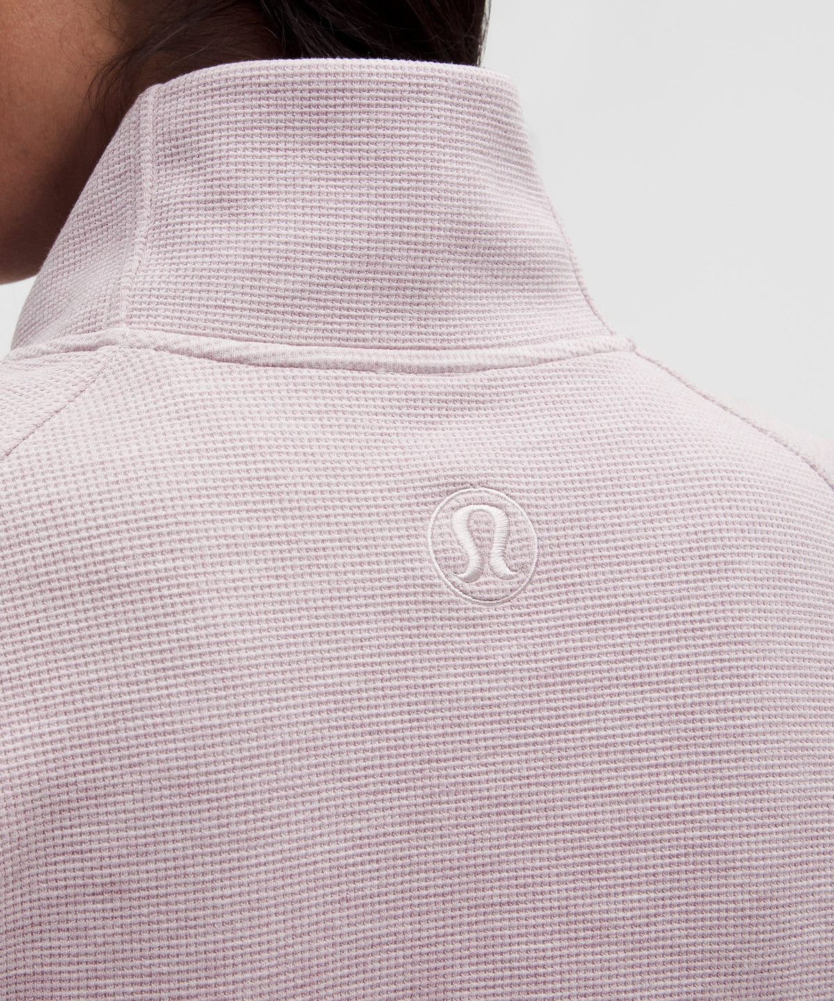 Scuba Cropped Funnel-Neck Half ZipWaffle