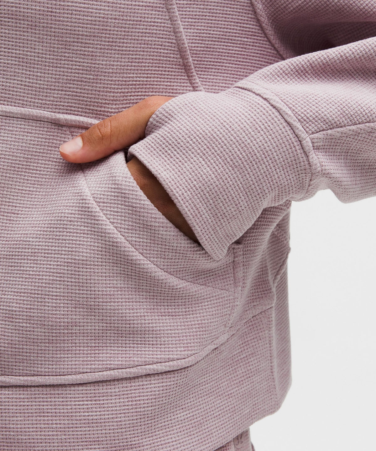 Scuba Oversized Full-Zip HoodieWaffle