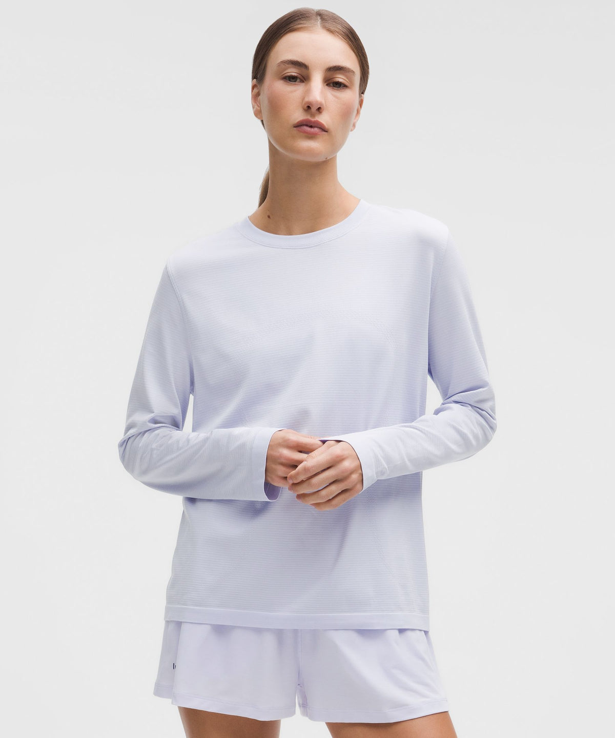 Swiftly Relaxed Long-Sleeve ShirtHip Length