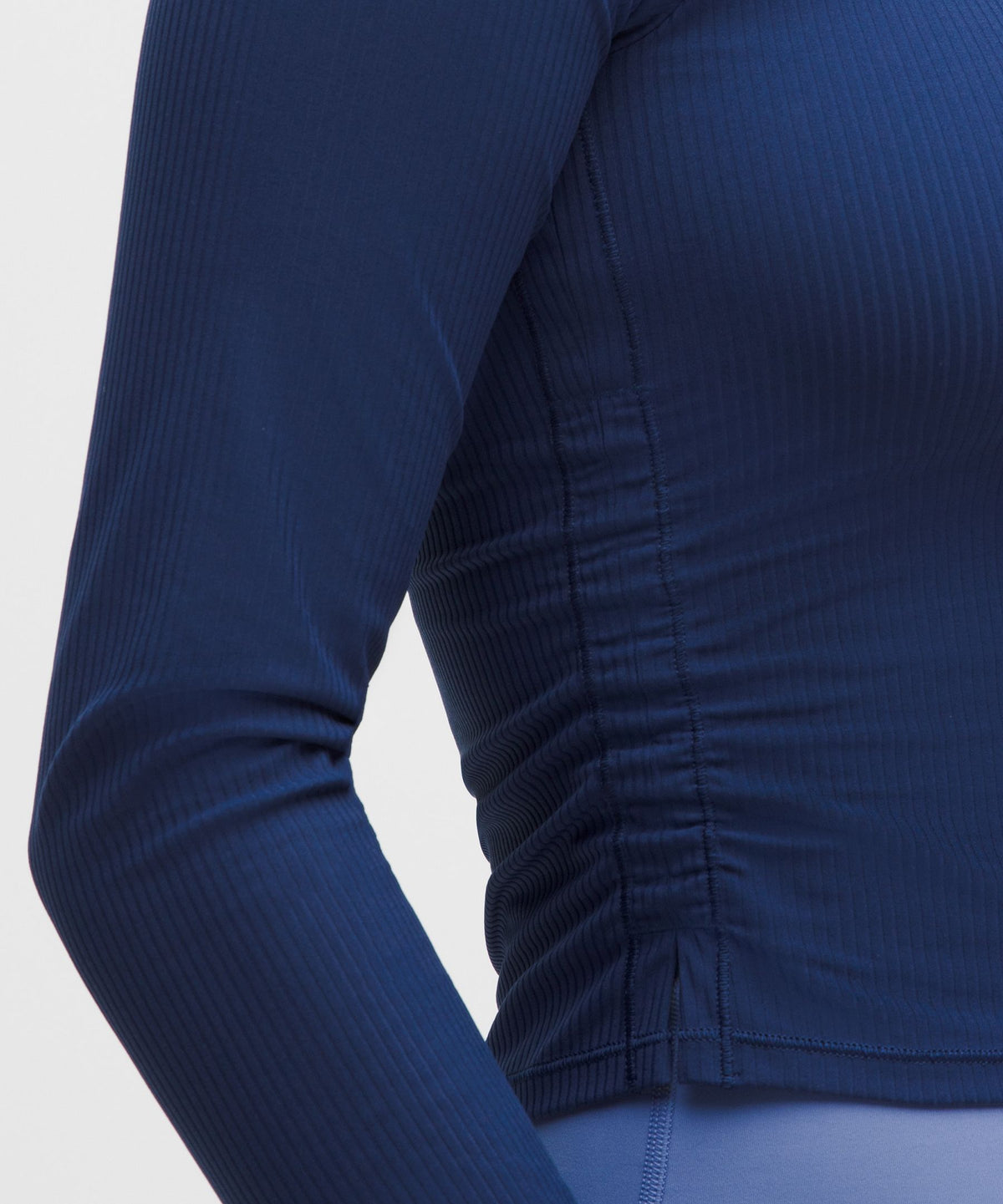 All It Takes Ribbed Nulu V-Neck Long-Sleeve ShirtB-D Cups