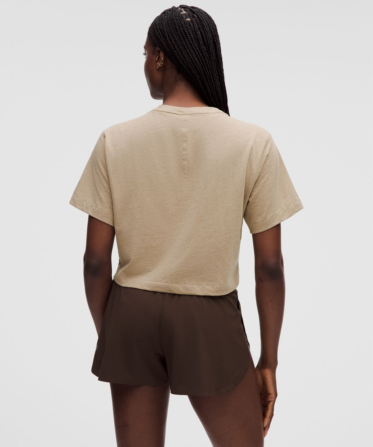 All Yours Organic Cotton-Blend Cropped T-Shirt