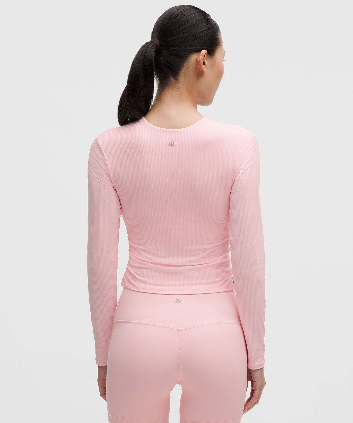 All It Takes Ribbed Nulu V-Neck Long-Sleeve ShirtB-D Cups