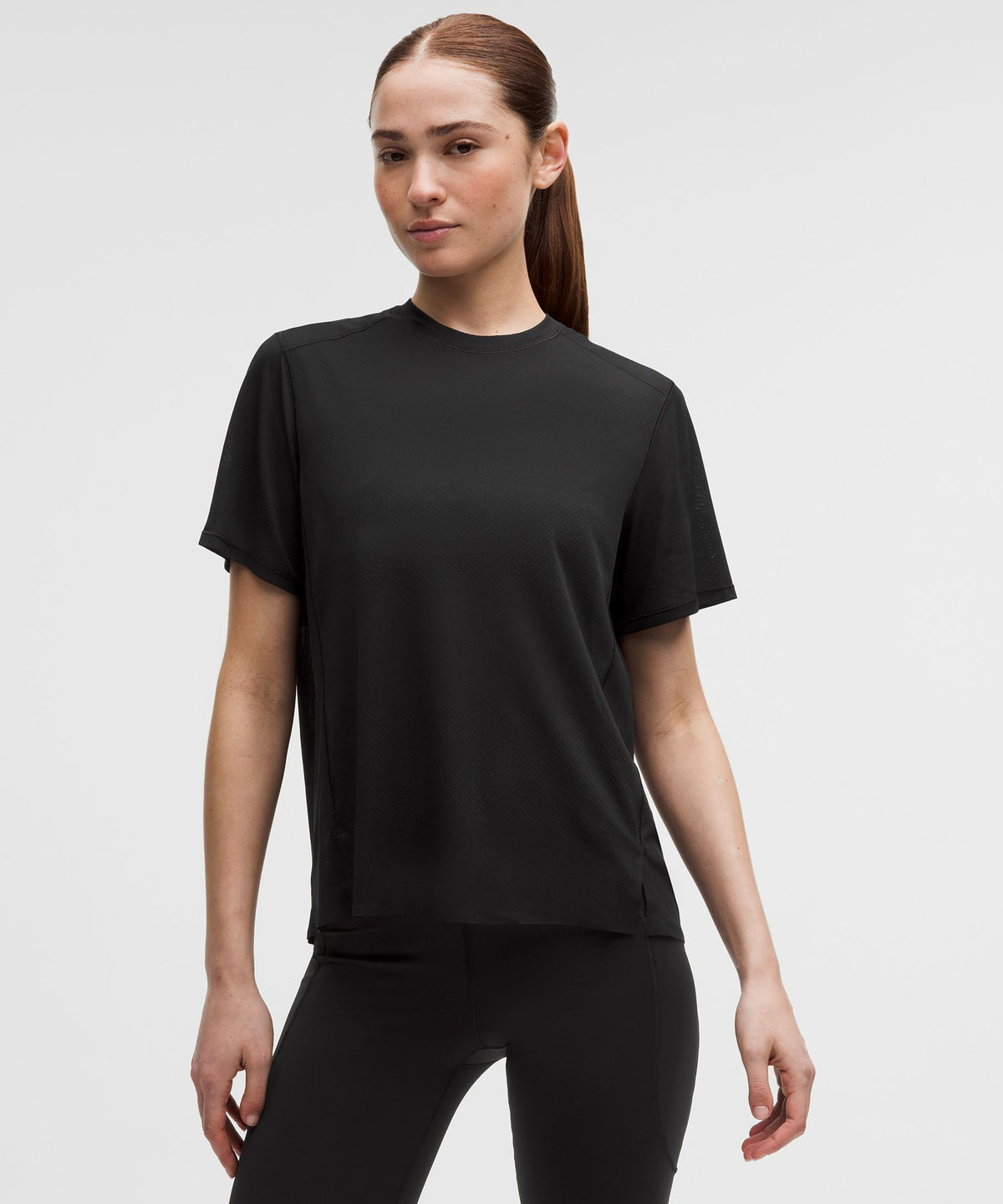 Fast and Free Short-Sleeve ShirtPerforated Stripe