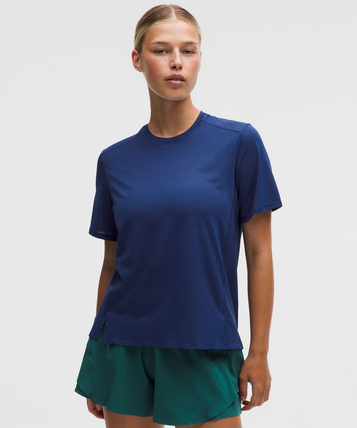 Fast and Free Short-Sleeve ShirtPerforated Stripe