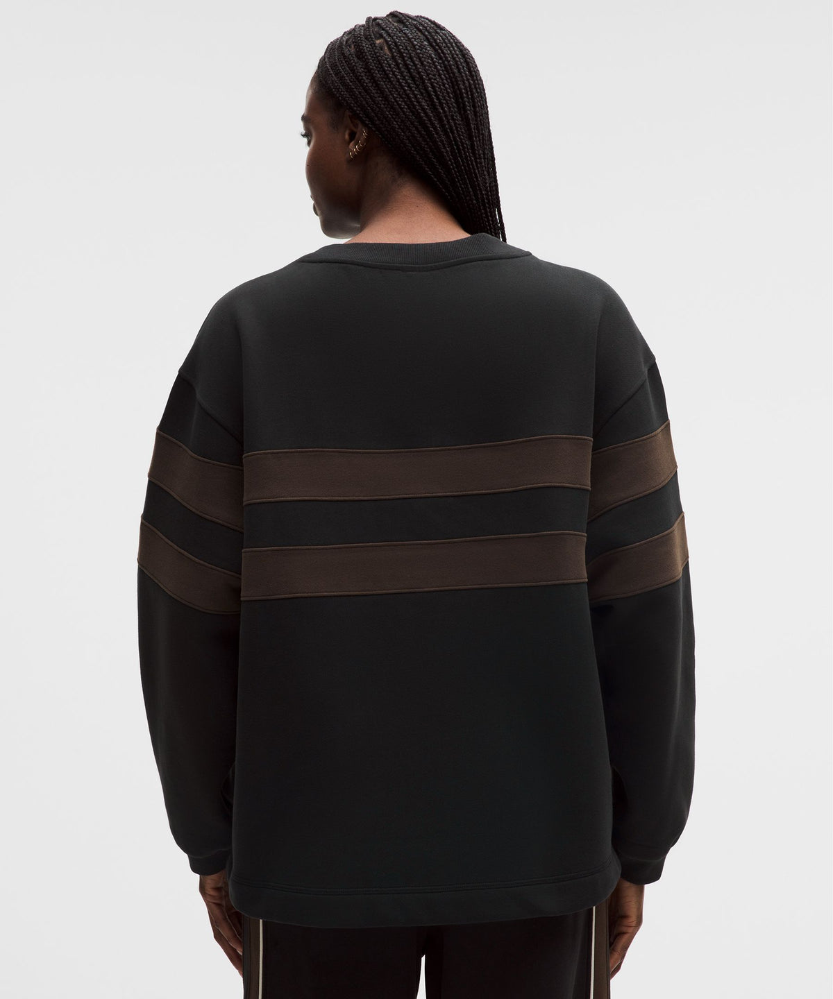 Women's Steady State Oversized PulloverStripe