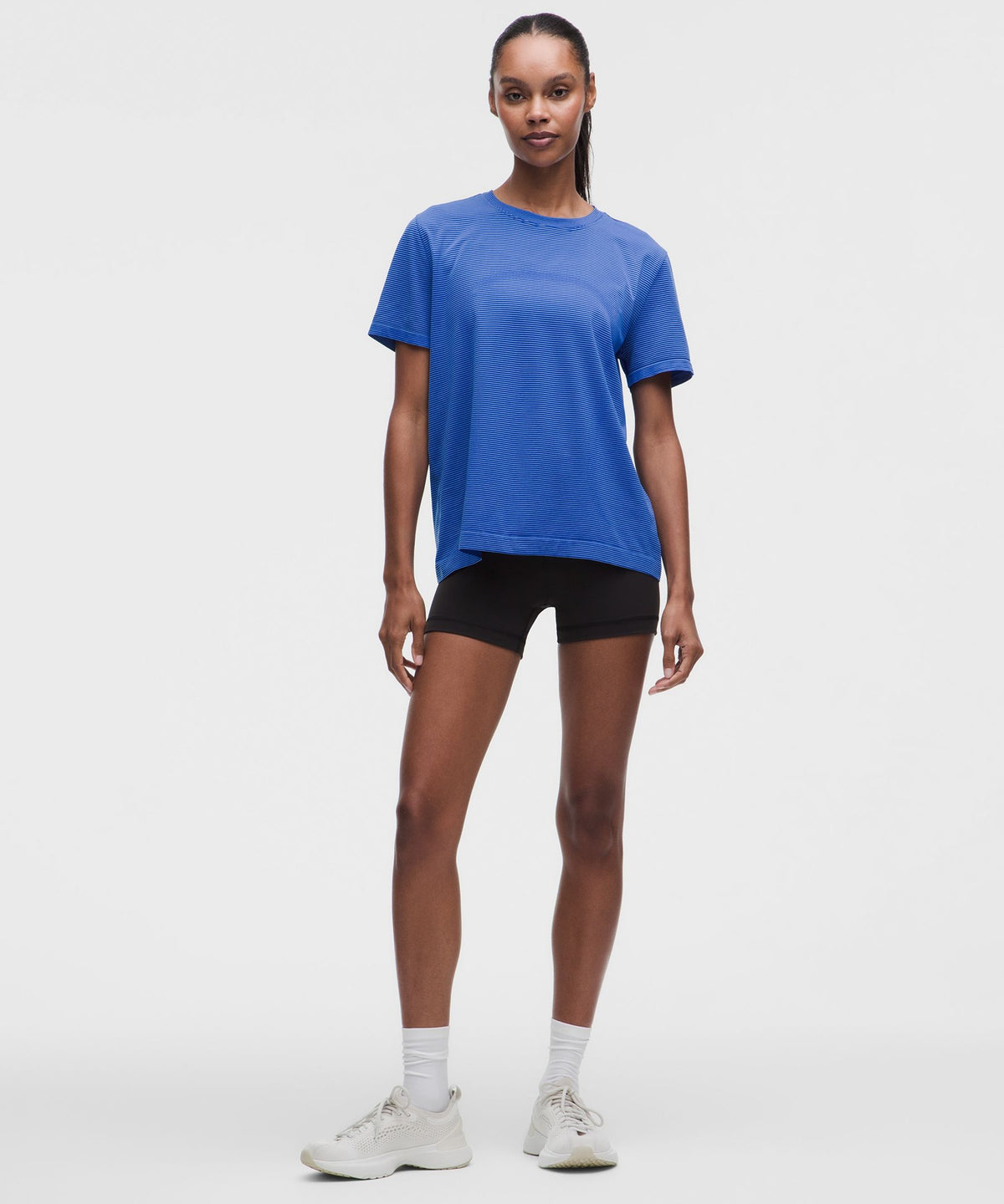 Swiftly Relaxed Short-Sleeve ShirtHip Length