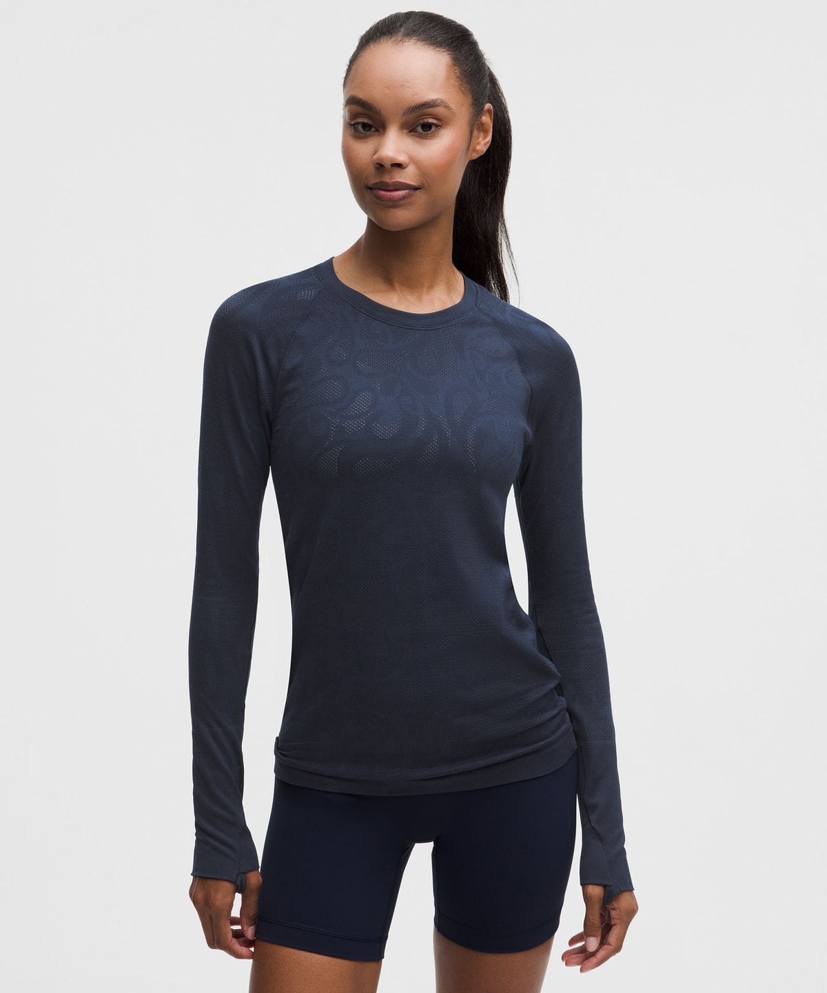 Swiftly Tech Long-Sleeve Shirt 2.0 Hip LengthPaisley