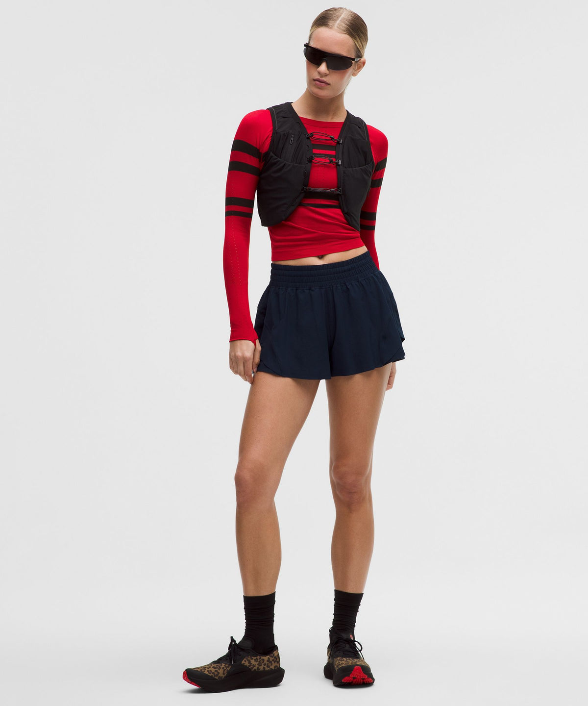 Swiftly Tech Long-Sleeve Shirt 2.0 Waist LengthStripe