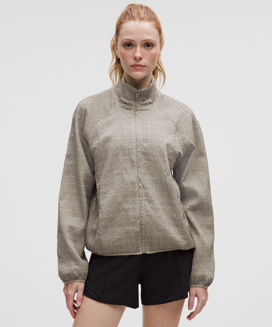 Adapted State Textured JacketReflective Grid
